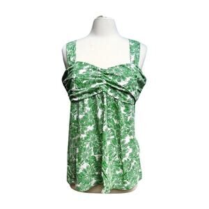 Tropical Empire Sleeveless Top